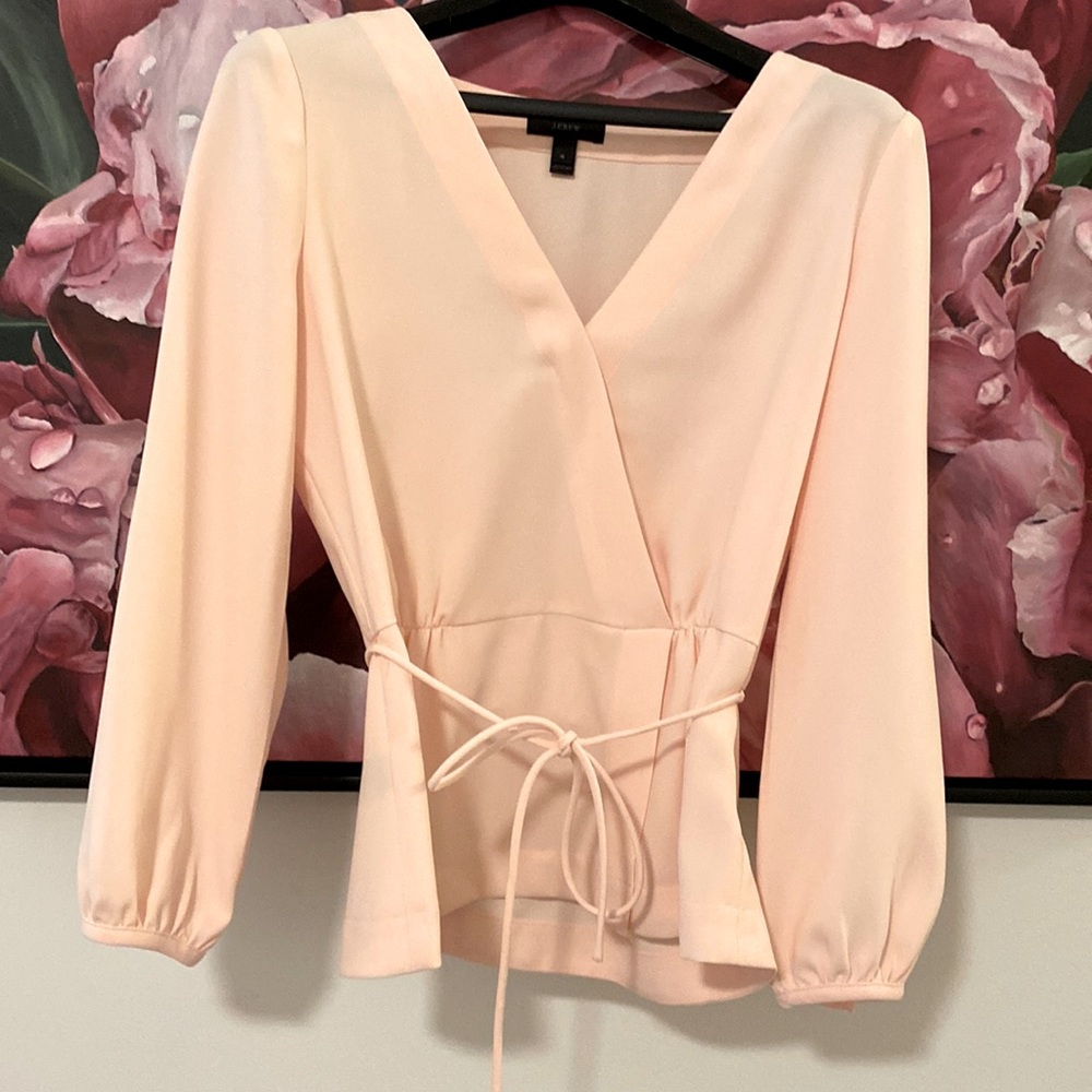 NWOT Gorgeous, pale pink top from J. Crew.  Never worn.